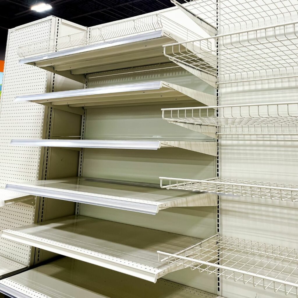 Etagère supermarché